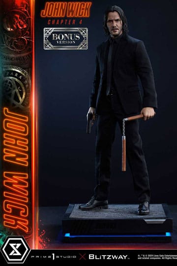 John Wick Capítulo 4 Ultimate Premium Masterline Estatua 1/4 John Wick Deluxe Bonus versión 54 cm