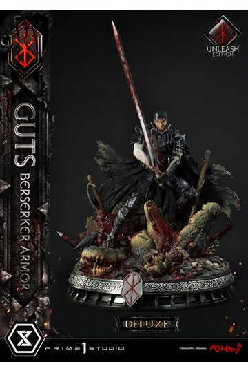 Berserk Statue 1/4 Guts Berserker Armor Unleash Edition Deluxe Version 91 cm