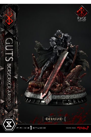 Berserk Statue 1/4 Guts Berserker Armor Rage Edition Deluxe Version 67 cm