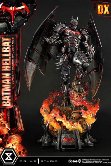 Batman Ultimate Premium Masterline Series Statue Hellbat Concept Design af Josh Nizzi Deluxe Bonus version 76 cm