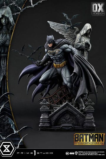 Batman Ultimate Premium Masterline -Serie Statue 1/4 Batman Rebirth Edition Black Deluxe Version 71 cm