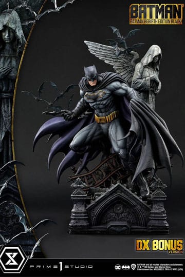 Batman Ultimate Premium Masterline -Serie Statue 1/4 Batman Rebirth Edition Black Deluxe Bonus Version 71 cm