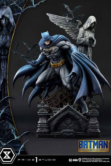 Batman Ultimate Premium Masterline Series Statue 1/4 Batman Rebirth Edition Blue 71 cm