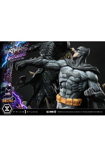 Dark Nights: Metal Ultimate Premium Masterline Series Statue 1/4 Batman vs Batman qui rit de luxe version 67 cm