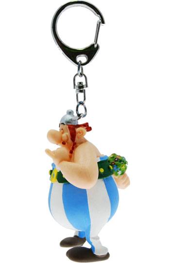 Asterix Keychain Obelix with Flowers 13 cm