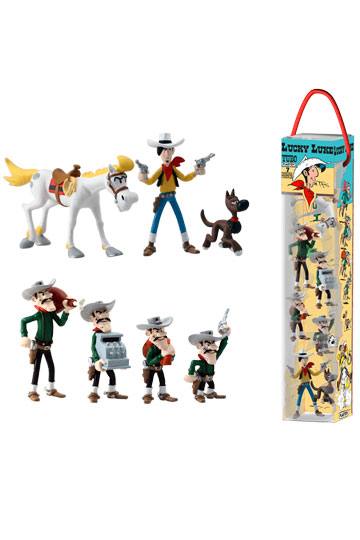 Lucky Luke Mini Figure 7-Pack Characters 4 - 10 cm