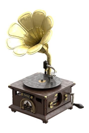 Set di costruzioni originale-retro Set retrò grammofono 34 cm