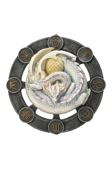 Anne Stokes Plaque Ostara Dragon 32 cm