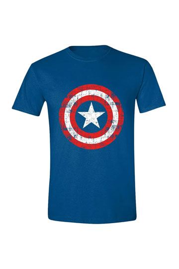 Marvel T-shirt Captain America Cracked Shield