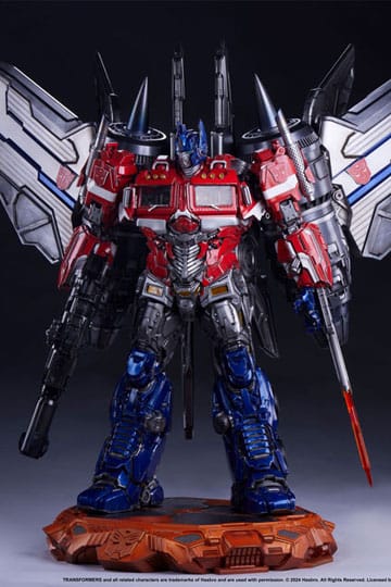 Transformers Museum Scale Statue Optimus Prime Jet Convoy Edition 87 cm