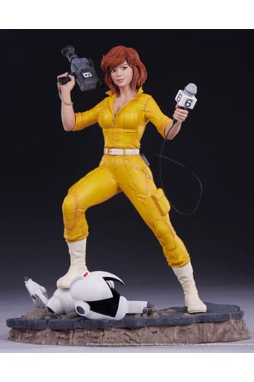 Estatua de la Serie Premier Turtles Mutant Turtles de Teenage 1/4 de abril O'Neil 46 cm