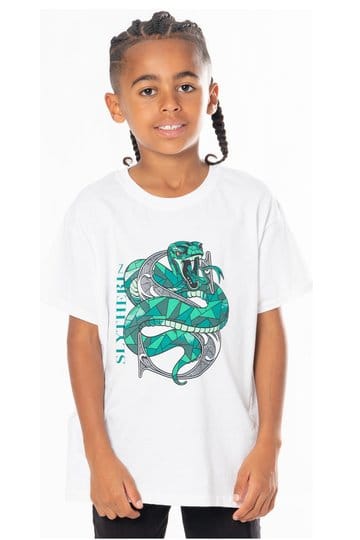 T-shirt per bambini di Harry Potter Serpeverde Mosaico