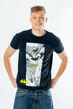 Batman T-Shirt Comic Acid Wash