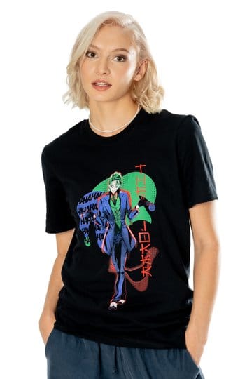 Camiseta DC Comics El Joker Anime Luz Roja