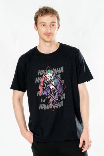 DC Comics T-Shirt Harley Quinn Joker Diamond