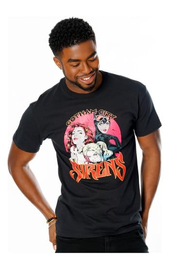 T-shirt des sirènes de Gotham City Poster vintage