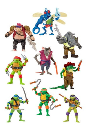 Teenage Mutant Ninja Turtles: Action Figures Mutant Mayhem 10 cm Assortimento Base (12)