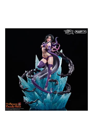 Siete estatuas de pecados capitales merlín 28 cm