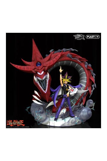 Yu-Gi-Oh! Estatua Yami Yugi y Slifer 51 cm