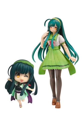 Tohoku Zunko Plastic Model Kit 1/12 Plafia Tohoku Zunko Mini Figure Set 13 cm