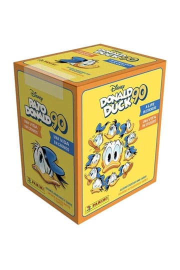 Donald Duck 90 Sticker & Trading Card Collection Display (36)