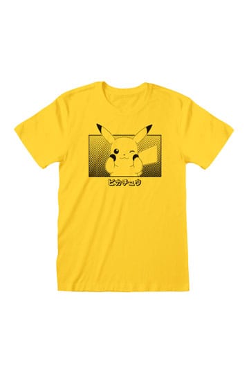 Pokemon T-Shirt Pikachu Katakana