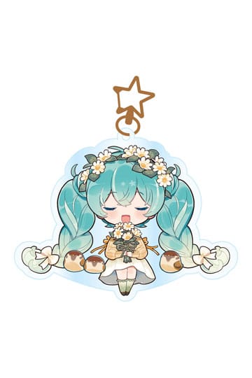 Hatsune Miku Acrylic Keynchain Kawaii Temps d'automne