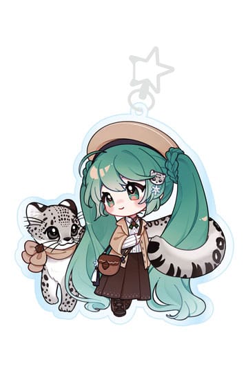 Hatsune Miku Acrylic Keychain Kawaii vintertid