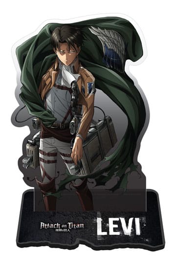 Attacco su Titano Figura acrilica Levi Battle-Ready 18 cm