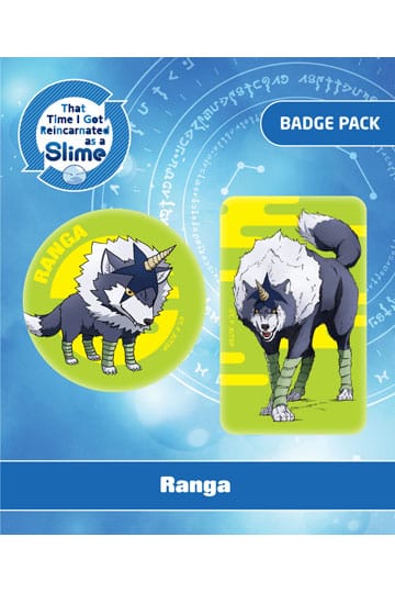 Den gang blev jeg reinkarneret som en slimstift-badges 2-pack Ranga