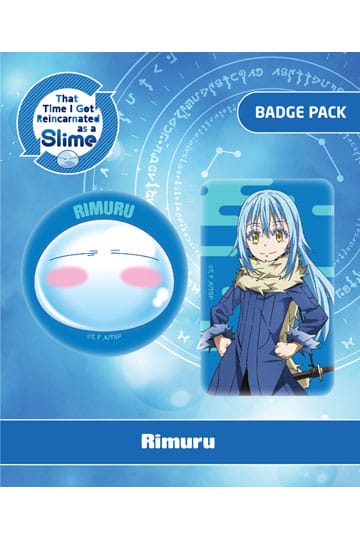 Den gang blev jeg reinkarneret som en slim pin-badges 2-pack rimuru