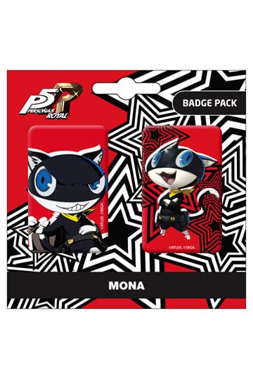 Persona 5 Royal Pin Badges 2-Pack Mona / Morgana