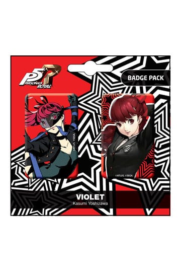 Persona 5 Royal Pin Badges 2-Pack Violet / Kasumi Yoshizawa