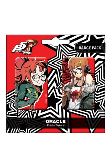 Persona 5 Royal Pin Badges 2-Pack Oracle / Futaba Sakura