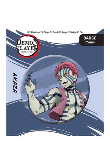 Demon Slayer: Kimetsu no Yaiba Pin Badge Akaza