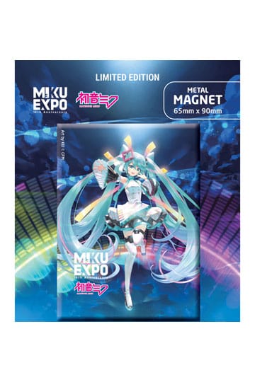 Hatsune Miku kylmagnet Miku Expo 10 -årsjubileumskonst av Kei ver. Begränsad upplaga