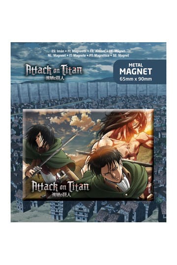 Attack on Titan Fridge Magnet Trio