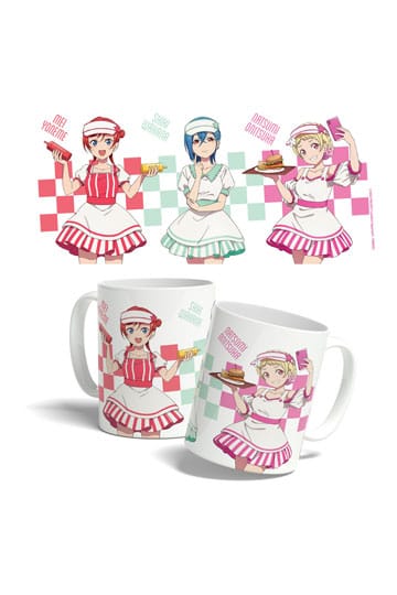 Aimez en direct! Superstar!! Mug American Diner Mei, Shiki, Natsumi 325 ml