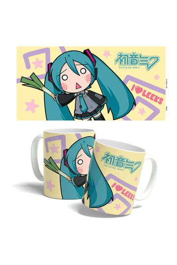 Hatsune Miku Mugg Miku Chibi Purjolök Girl 325 ml