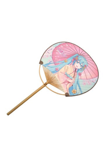 Hatsune Miku Non-Folding Uchiwa Fan Miku Kimono