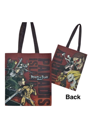 Attack on Titan Tote Bag Paradise Island vs Marley