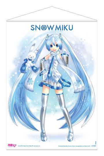 Hatsune Miku Wallscroll Snow Miku 50 x 70 cm