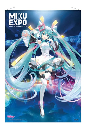 Hatsune Miku Wallscroll Miku Expo 10. Jubiläum in limitierter Auflage 61 x 91 cm