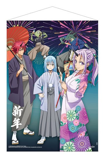 That Time I Got Reincarnated as a Slime Wallscroll New Year's Celebrations 50 x 70 cm