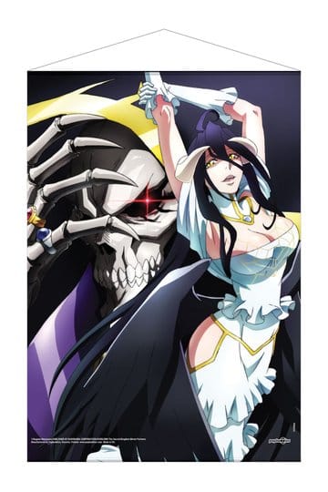 Overlord Wallscroll Ainz Ooal Abito e Albedo 50 x 70 cm