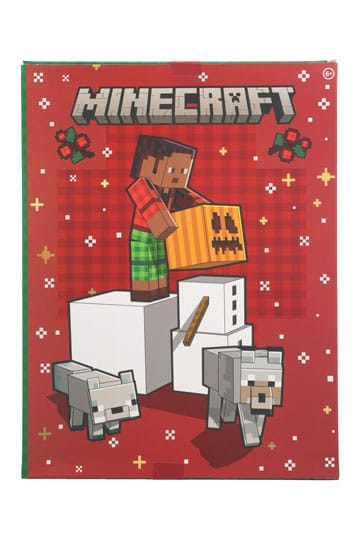 Minecraft adventskalender brevpapir 24 dage
