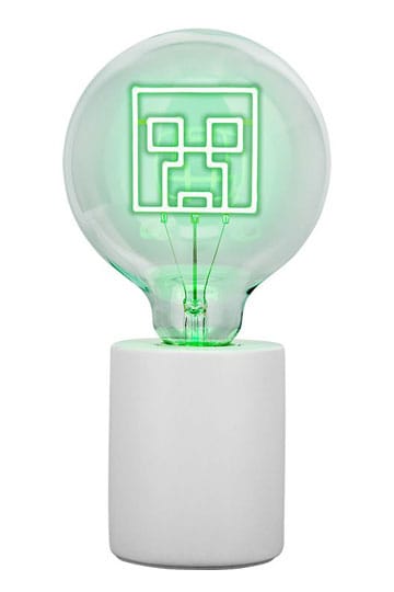 Minecraft Neon LED -pære Creeper