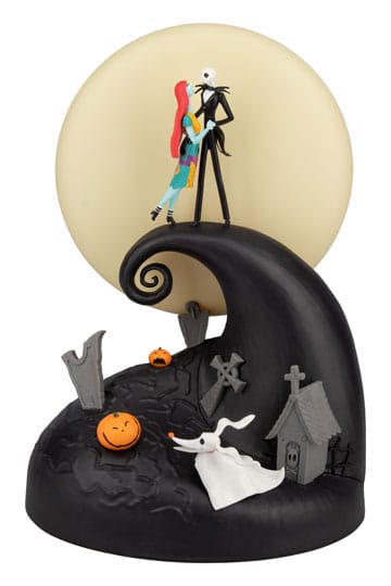 Mardröm innan jul Diorama Light Jack & Sally
