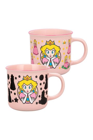 Super Mario Heat Change Mug Princess Peach