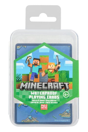 Minecraft oyun kartları su geçirmez